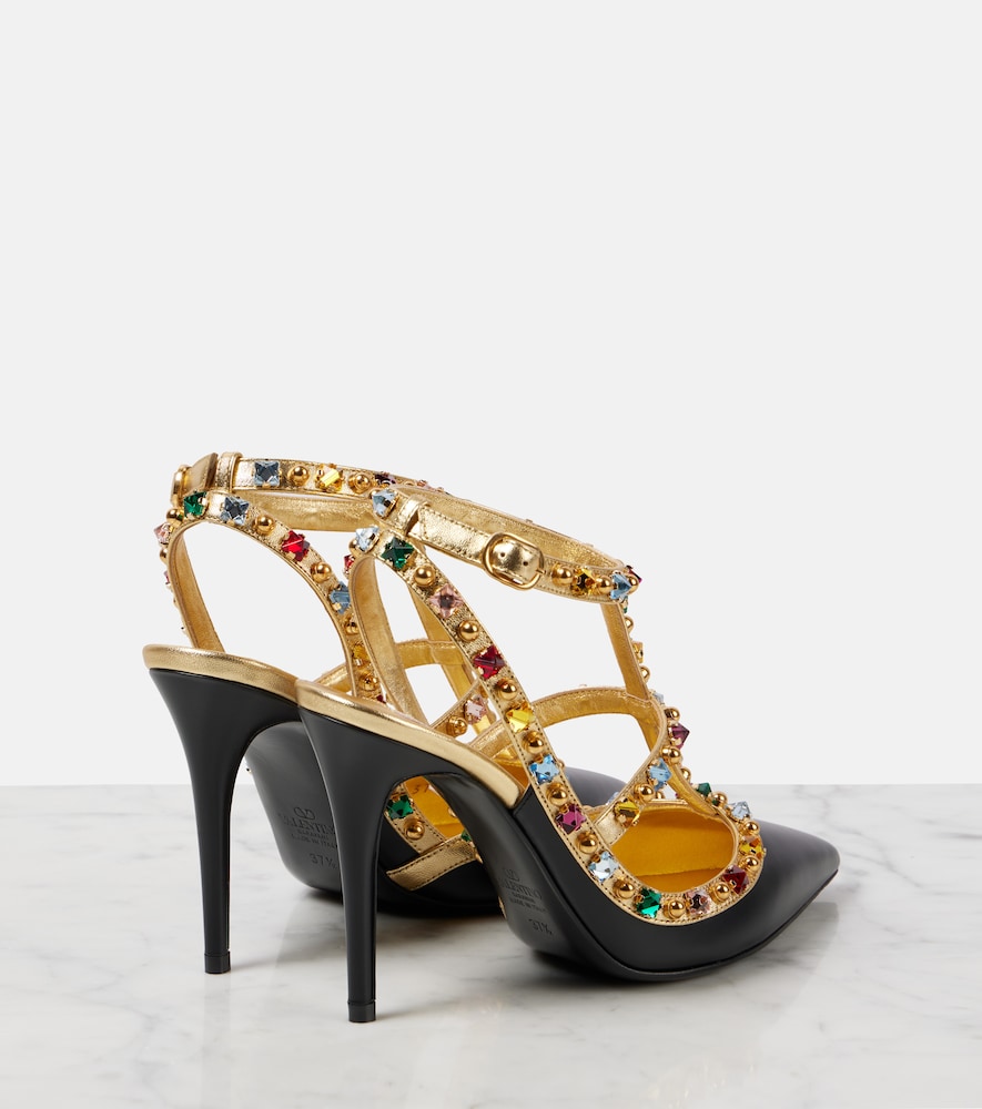  Valentino Garavani Valentino Garavani Pumps Rockstud 100 Aus Leder 