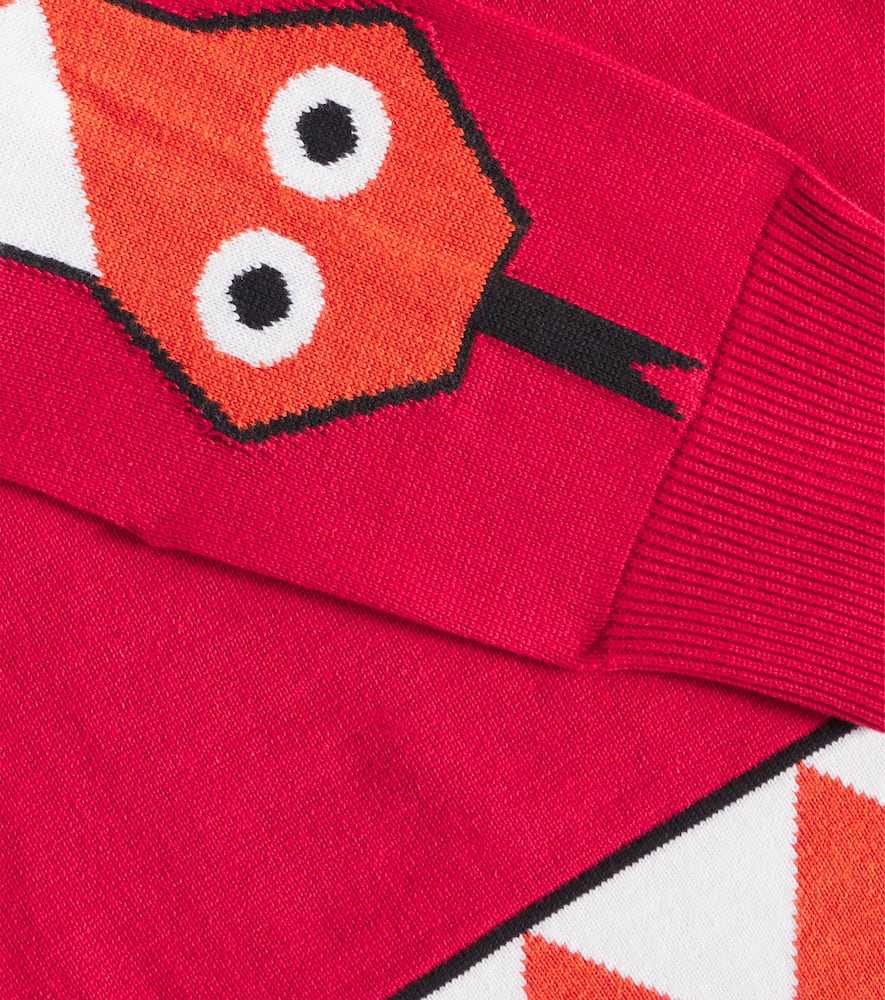 Stella Mccartney Pullover Aus Baumwolle In Rot