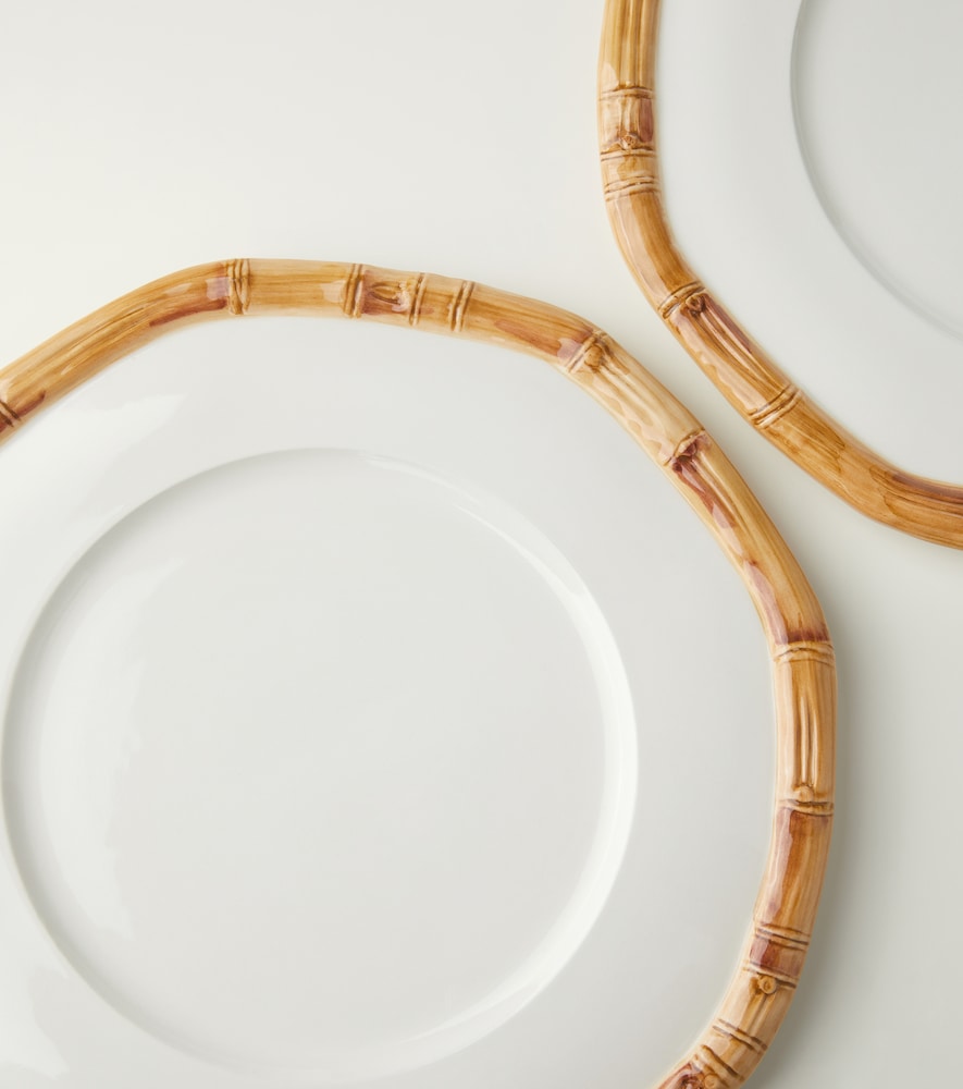  Les-ottomans Les-ottomans Set Bamboo Aus Zwei Platztellern 