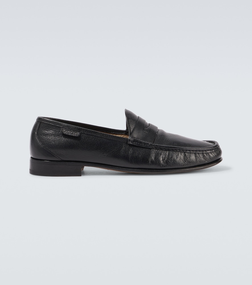 York Leather Penny Loafers
