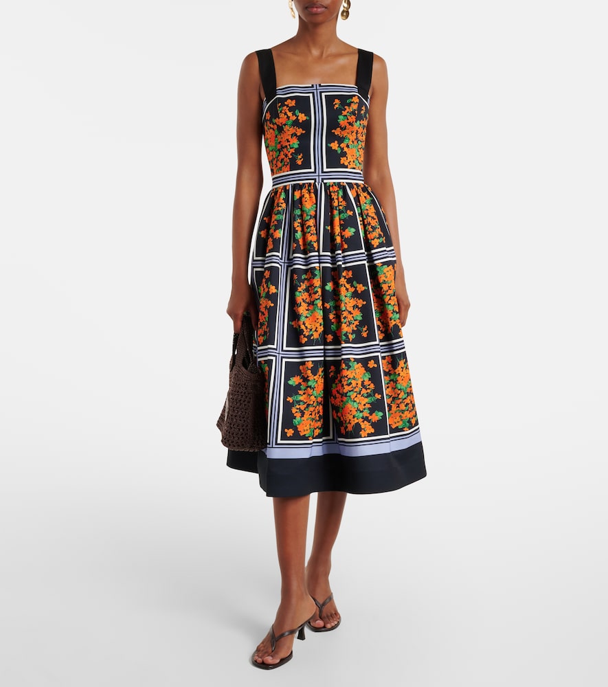 Printed Midi Dress