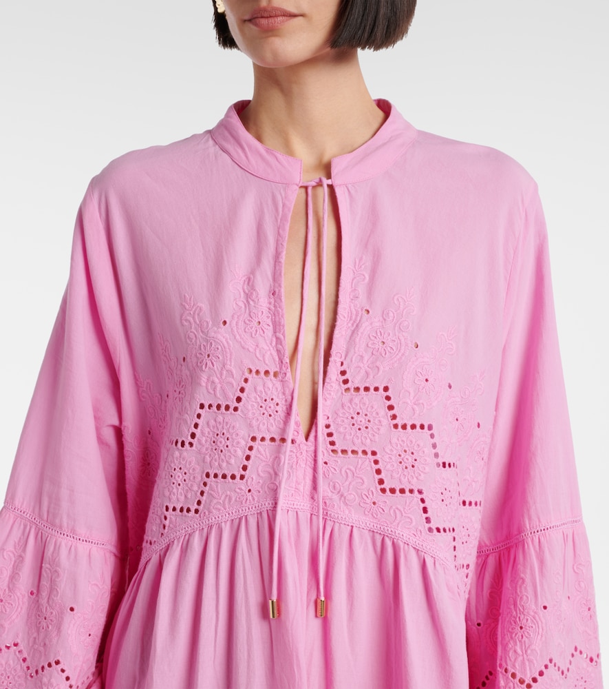  Melissa Odabash Melissa Odabash Bestickter Kaftan Sebenna Aus Baumwolle 
