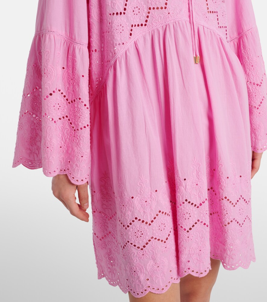  Melissa Odabash Melissa Odabash Bestickter Kaftan Sebenna Aus Baumwolle 