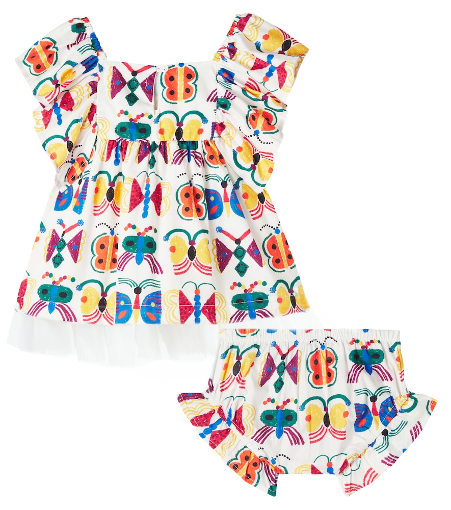  Fabula Fábula Baby Set Aus Kleid Und Höschen Aus Baumwolle 