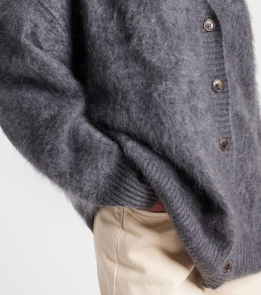Lisa Yang Elaria Cashmere Cardigan In Gray