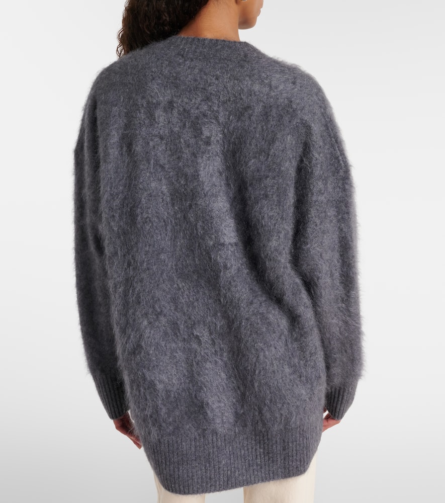Lisa Yang Elaria Cashmere Cardigan In Gray