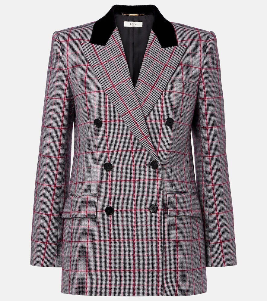 Chlo Veste en laine carreaux 1614 €