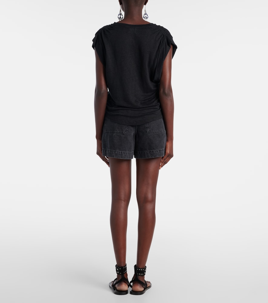  Marant Etoile Marant Etoile T-shirt Aus Leinen 