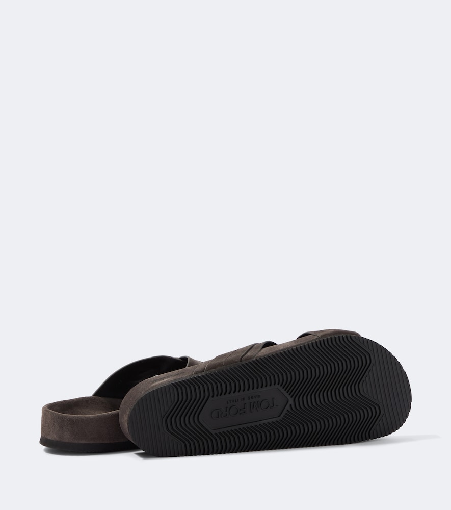  Tom Ford Tom Ford Sandalen Aus Veloursleder 
