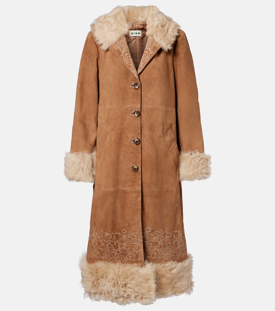 Rixo Cienna embroidered suede coat | Thumbnail 7 Rixo Cienna embroidered suede coat | Thumbnail 7