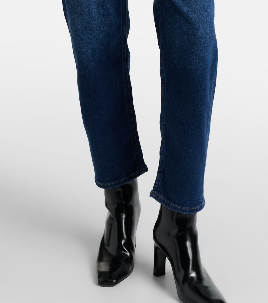 Citizen Of Humanity Delfina Low-rise Straight-leg Jeans In Blue