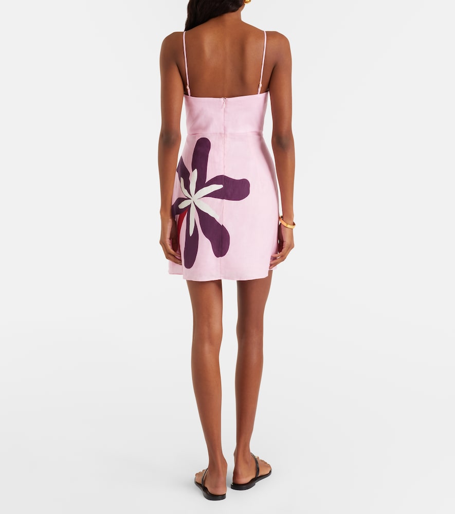  Cala De La Cruz Cala De La Cruz Minikleid Roma Aus Leinen 