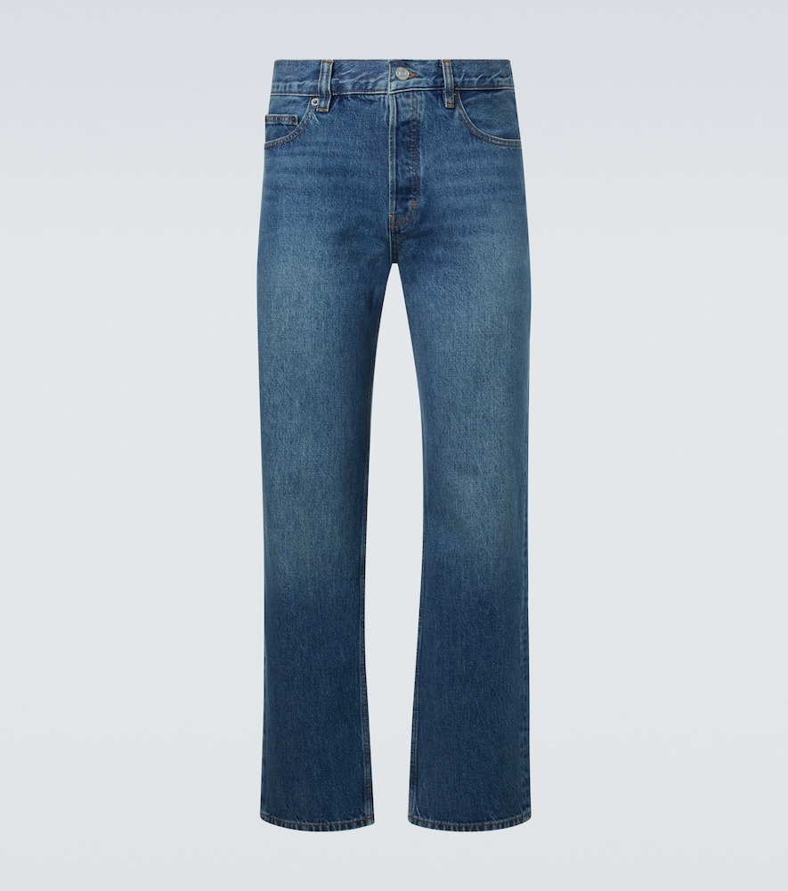 Frame Relaxed distressed straight jeans
