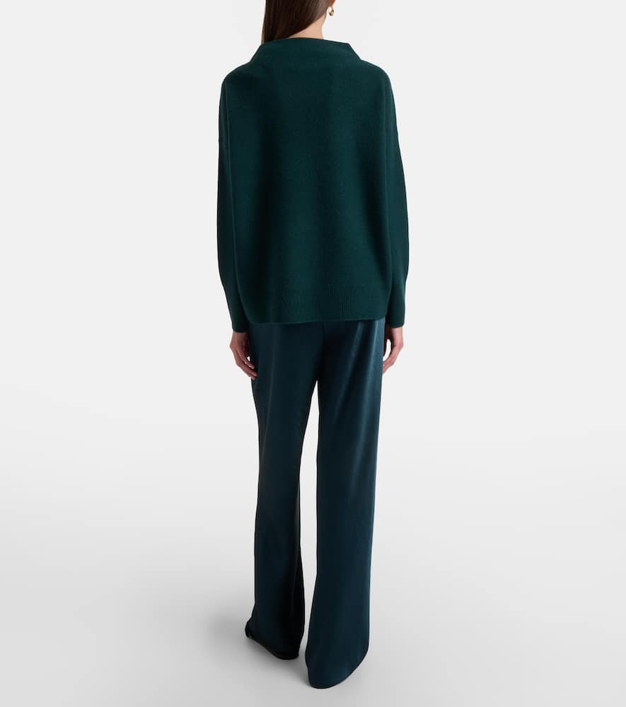 Vince Fluid High Waist Straight Leg Pants In Green
