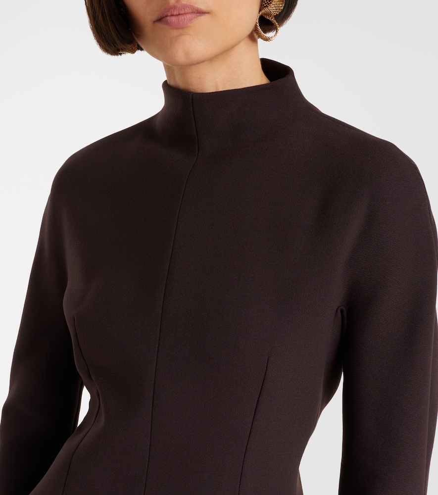  Sportmax Sportmax Peplum Gabardine Minidress 