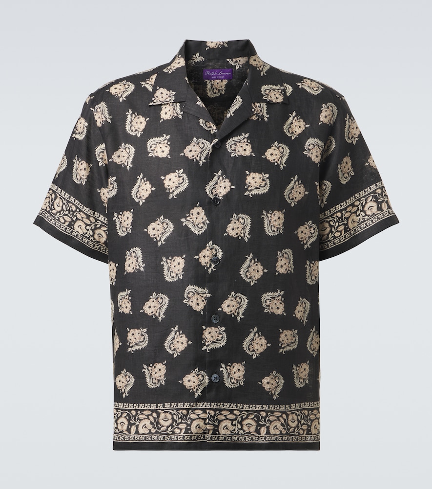 Ralph Lauren Purple Label Printed linen shirt