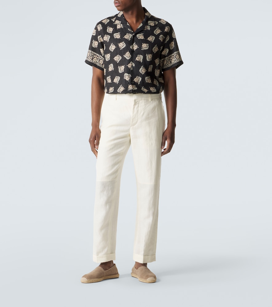  Ralph Lauren Purple Label Ralph Lauren Purple Label Hemd Aus Leinen 