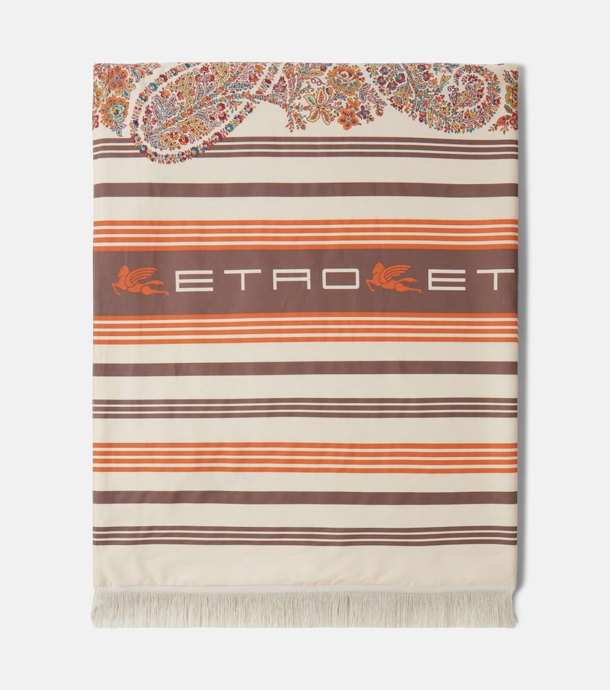 Etro Unisex Beige Ischia Paisley Cotton Beach Towel - Mytheresa