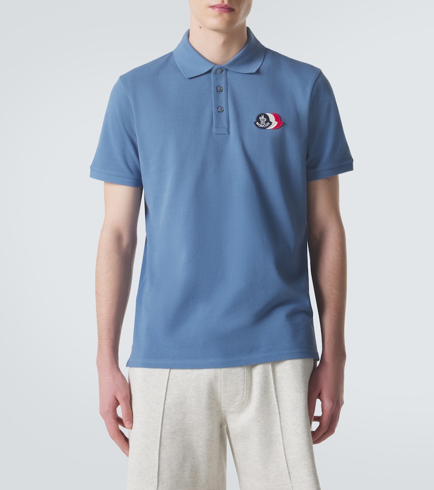 Moncler Moncler Polohemd Aus Baumwoll-piqué 