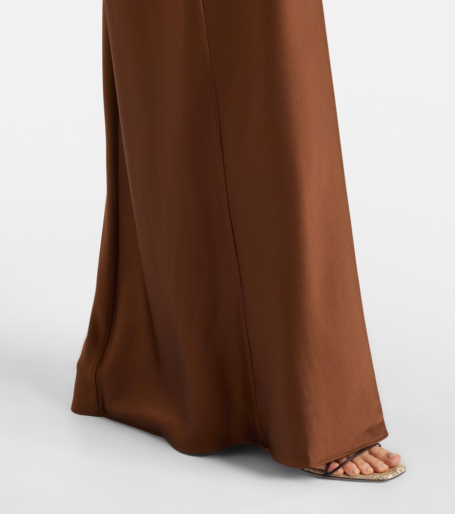  Veronica Beard Veronica Beard Nelzy Silk-blend Satin Maxi Dress 