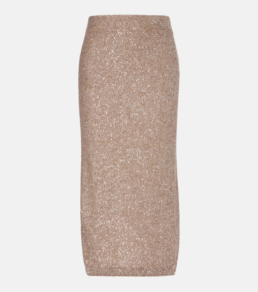 Brunello Cucinelli Lamé pencil skirt | Thumbnail 7 Brunello Cucinelli Lamé pencil skirt | Thumbnail 7