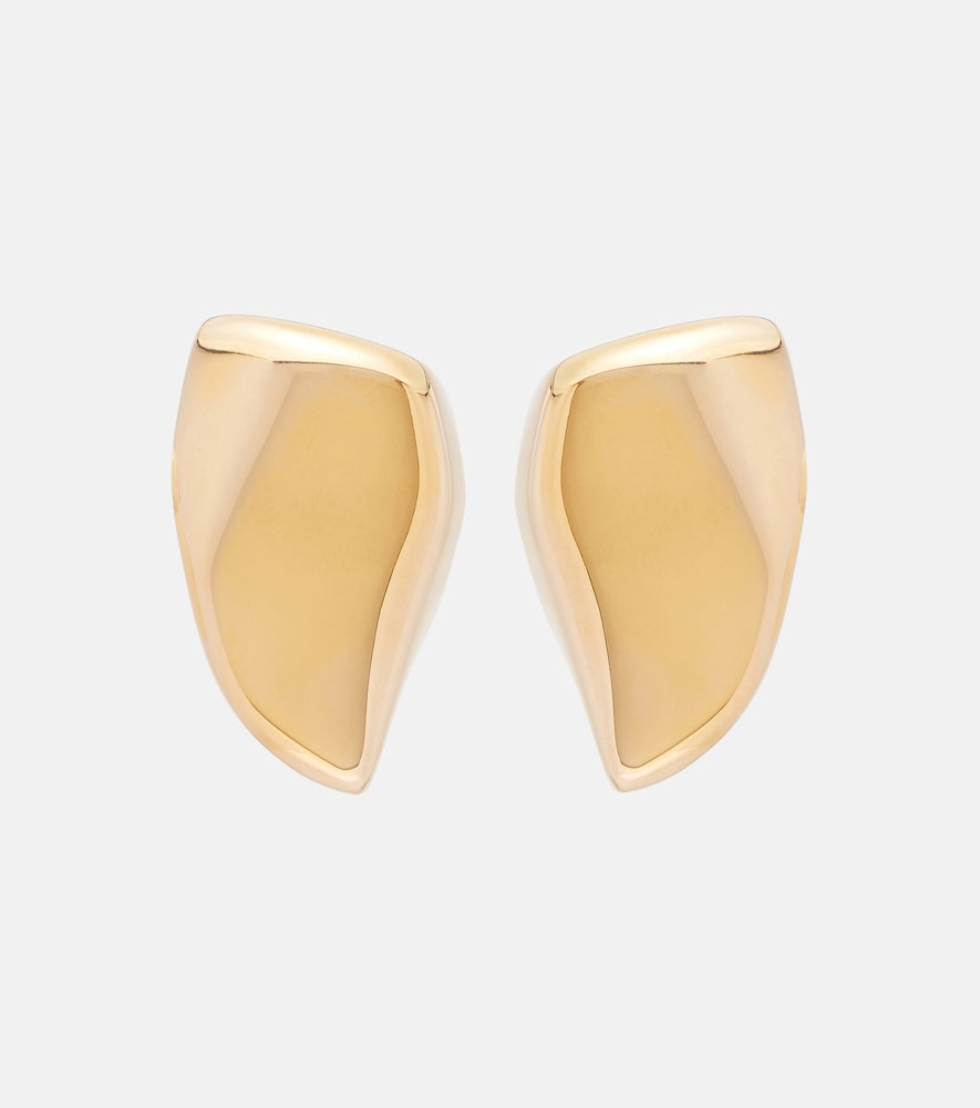 Orecchini Prisma Small bagnati in oro 18kt