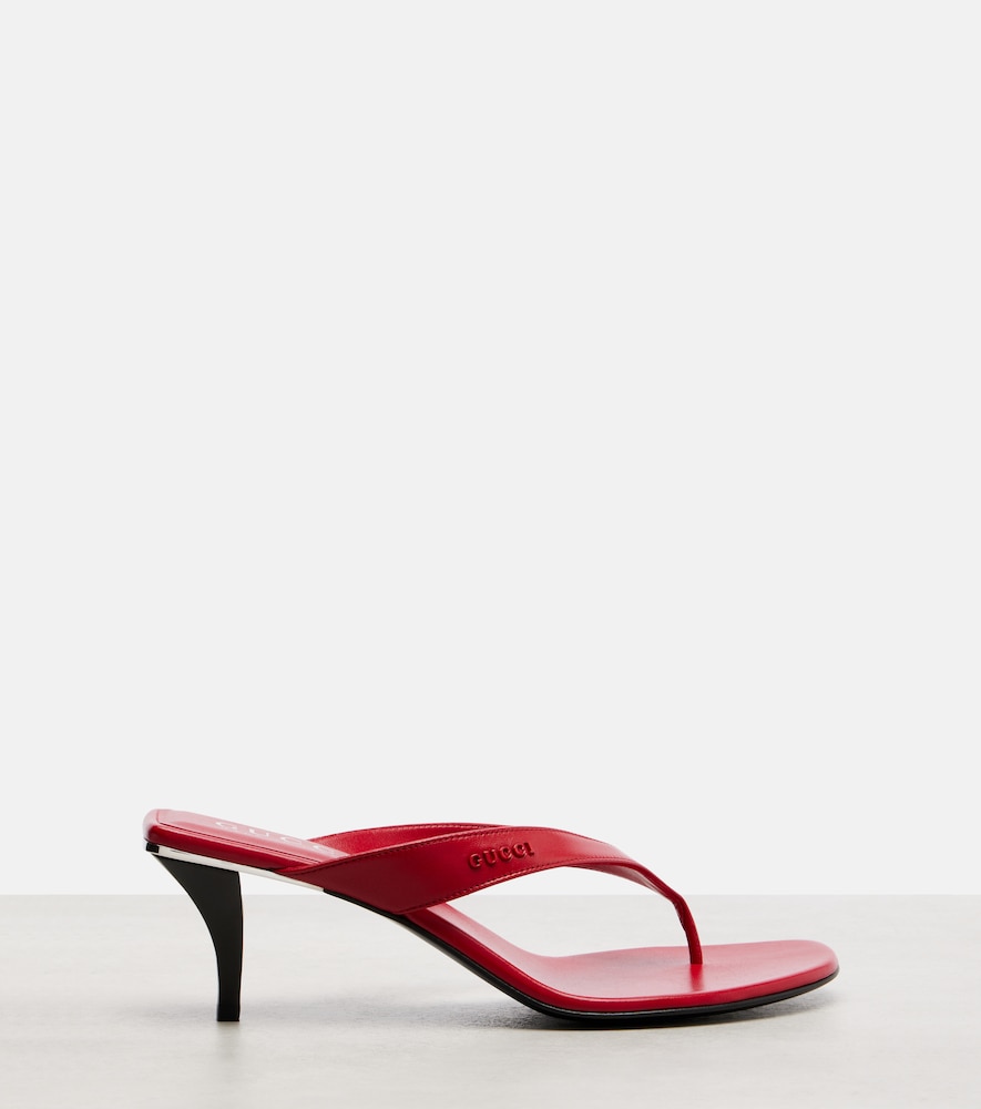  Gucci Gucci Sandalen Vittoria Aus Leder 