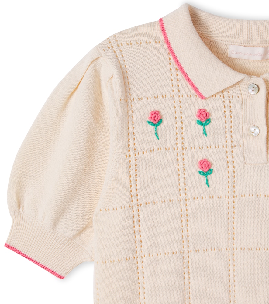  C'era Una Volta C'era Una Volta Bestickter Polopullover Aus Baumwolle 