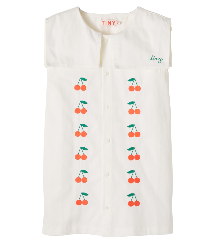 Tinycottons Cherries Cotton Twill Dress
