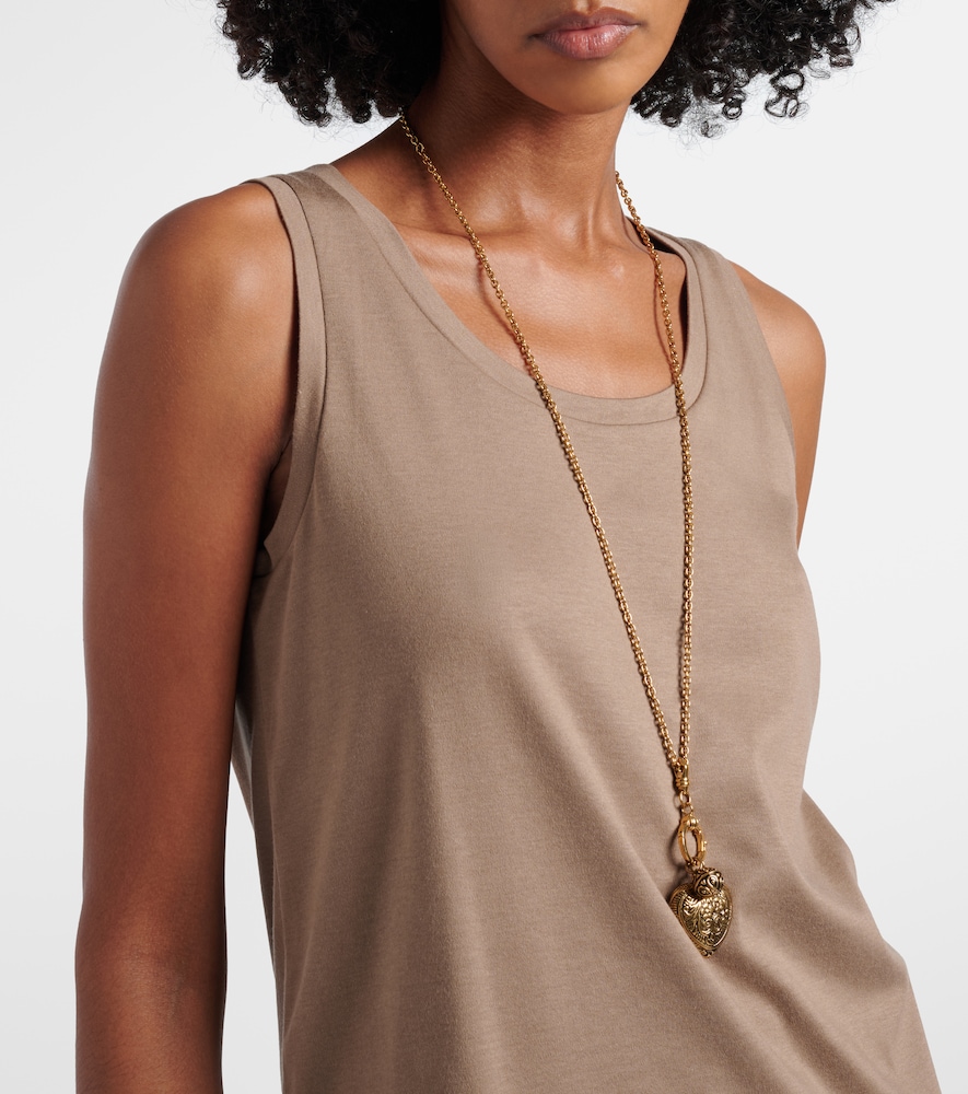  's Max Mara 's Max Mara Tanktop Furetto Aus Einem Baumwollgemisch 