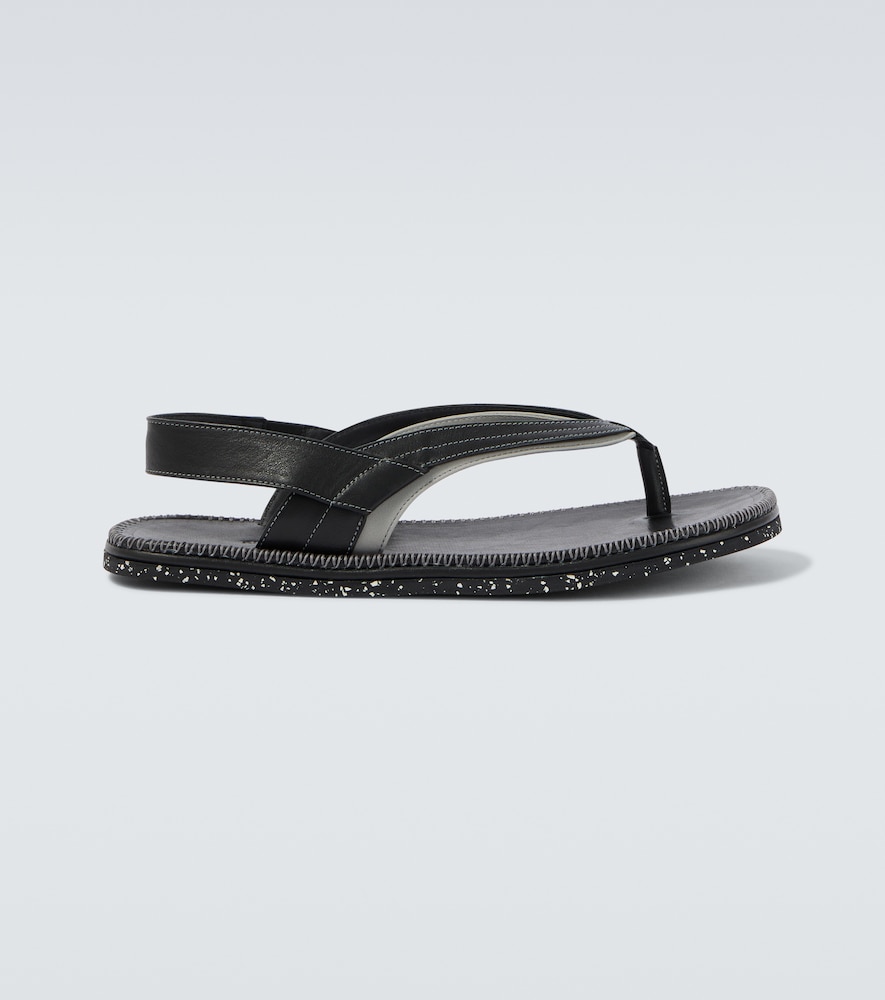 Kiko Kostadinov Andras leather thong sandals
