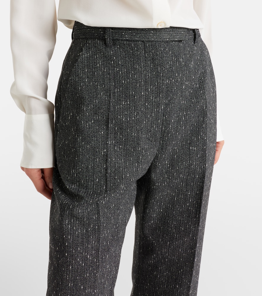 McQueen Chalk stripe straight pants | Thumbnail 4