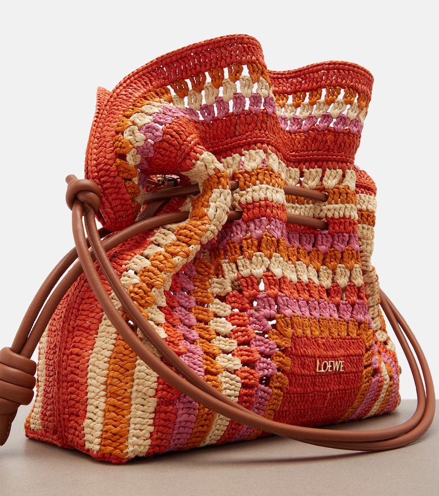 Loewe Loewe Paula’s Ibiza Clutch Flamenco Medium Aus Raffiabast 