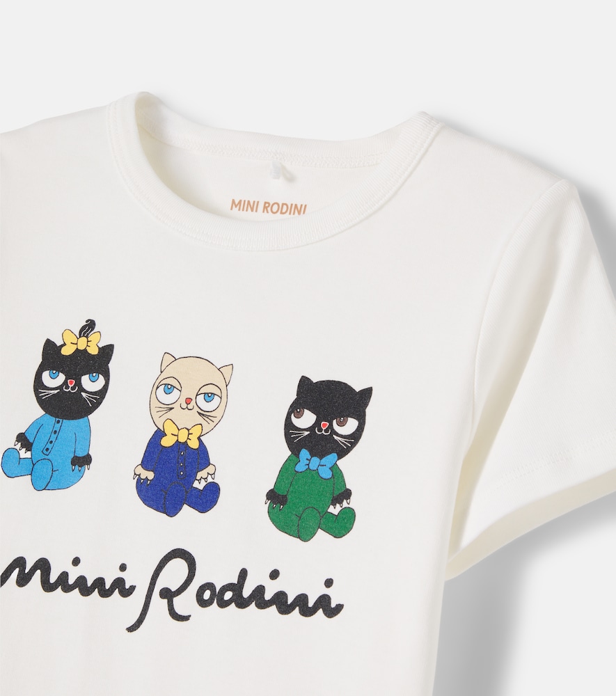  Mini Rodini Mini Rodini Bedrucktes T-shirt Aus Baumwolle 