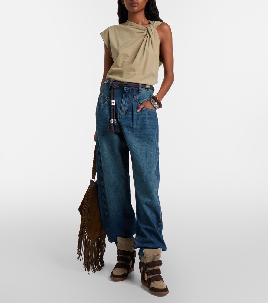 Isabel Marant Lishaga barrel-leg jeans