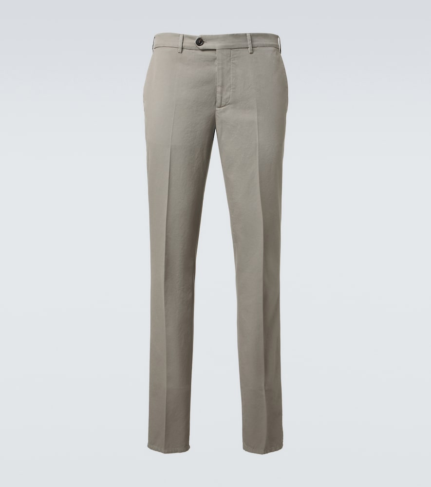 Brunello Cucinelli Men's Green Cotton Slim Pants UK Size 36 - Mytheresa