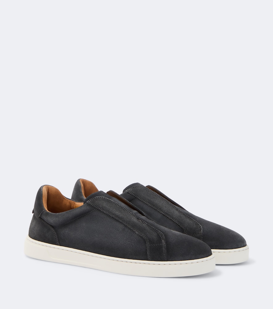 Magnanni Baskets Kona Slip en daim