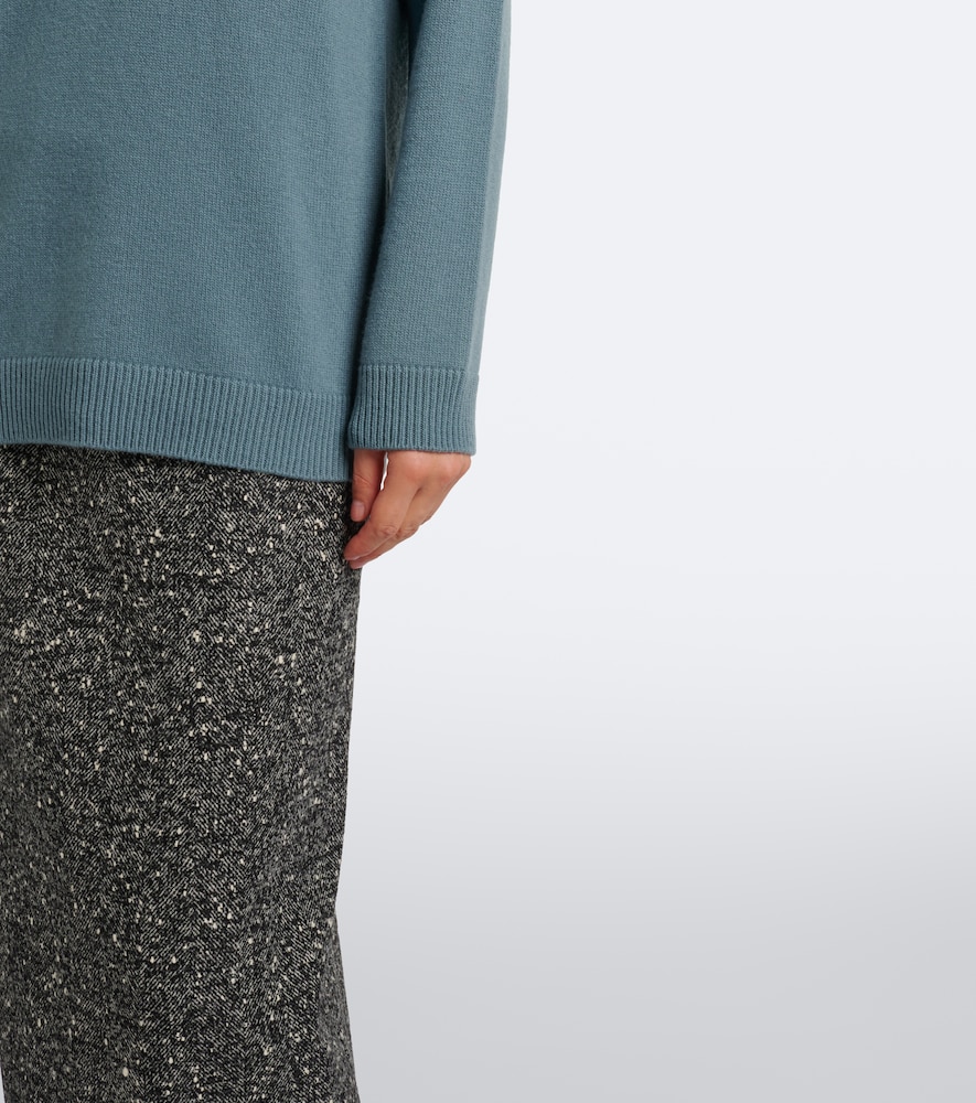Garavani Lace-Trimmed Virgin Sweater