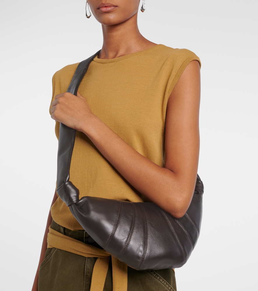 Lemaire Croissant Small leather shoulder bag