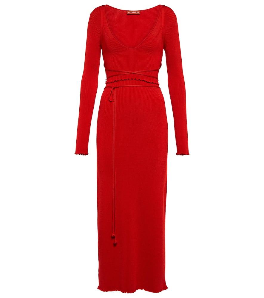Altuzarra Damali ribbed-knit midi dress