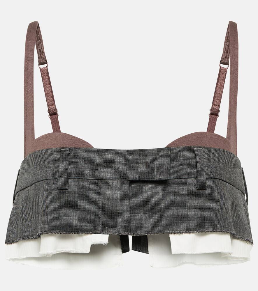 Miu Miu Wool crop top