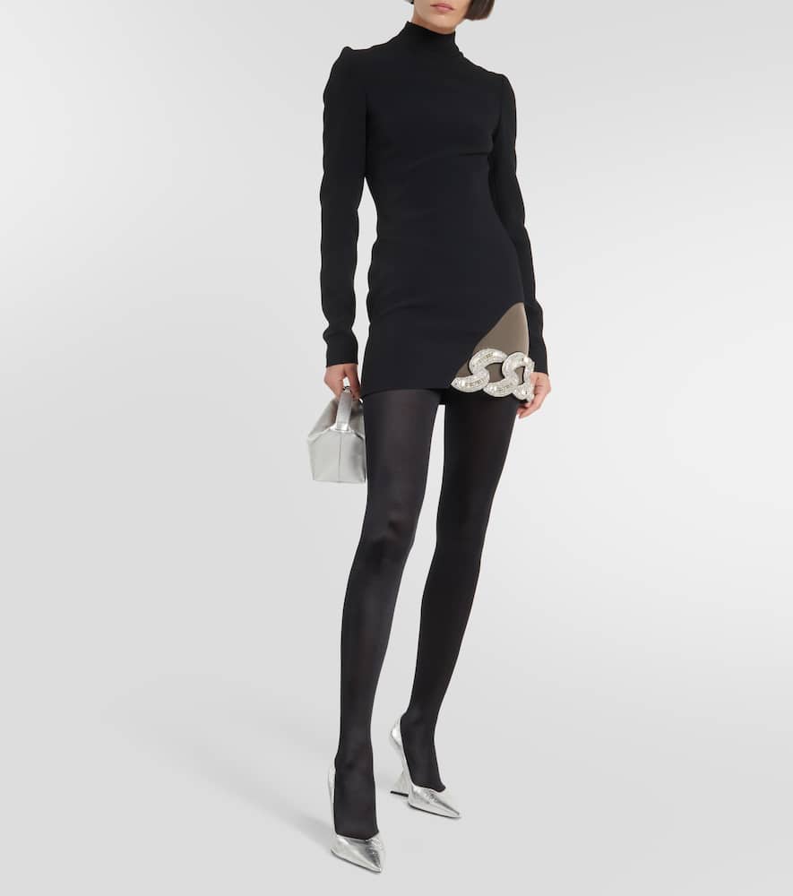 Wolford Velvet De Luxe 66 3-pack Tights In Black