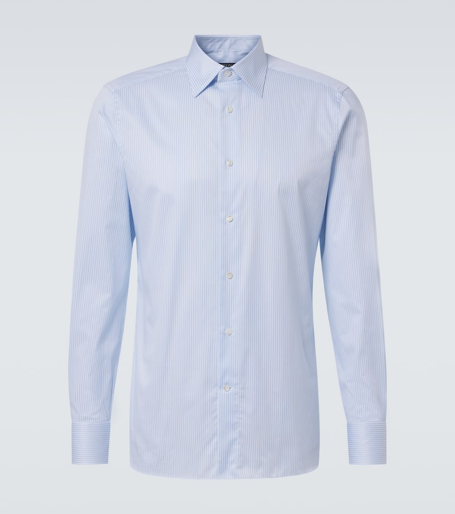 Zegna Trofeo striped cotton shirt