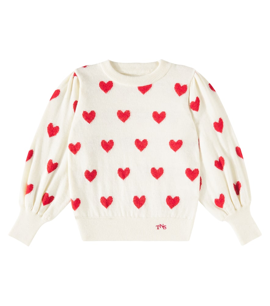 The New Society Fuji Intarsia Sweater In Weiss