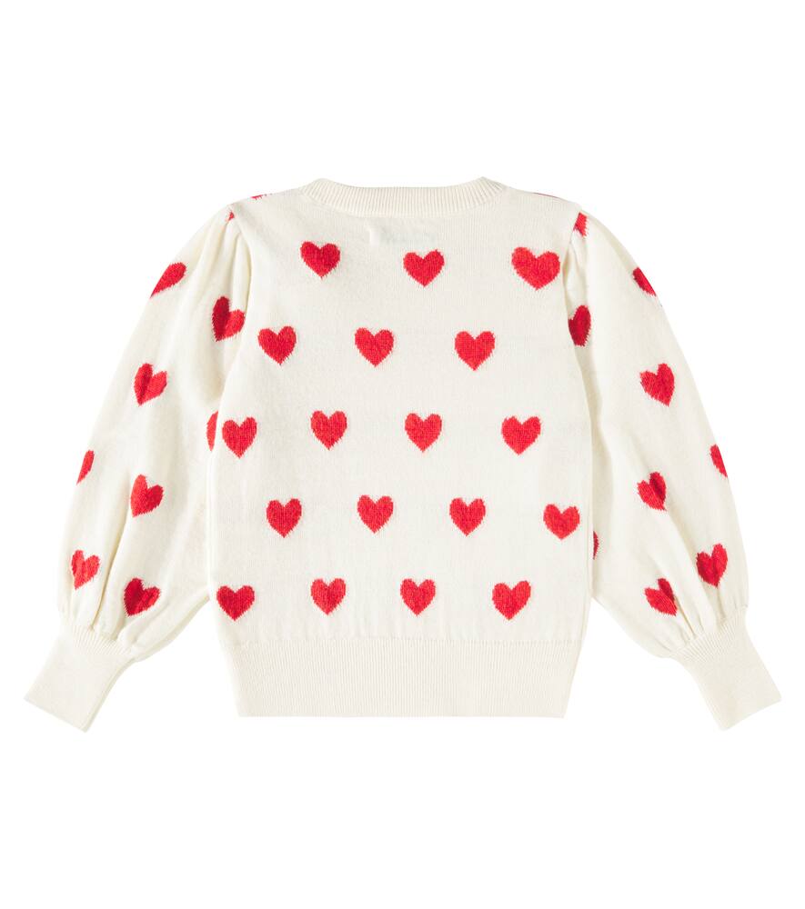 The New Society Fuji Intarsia Sweater In Weiss