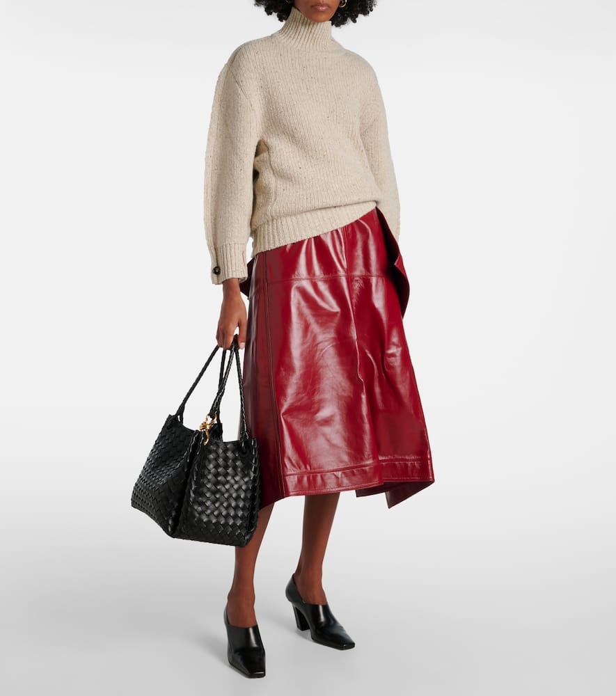 Bottega Veneta Wool Turtleneck Sweater In White