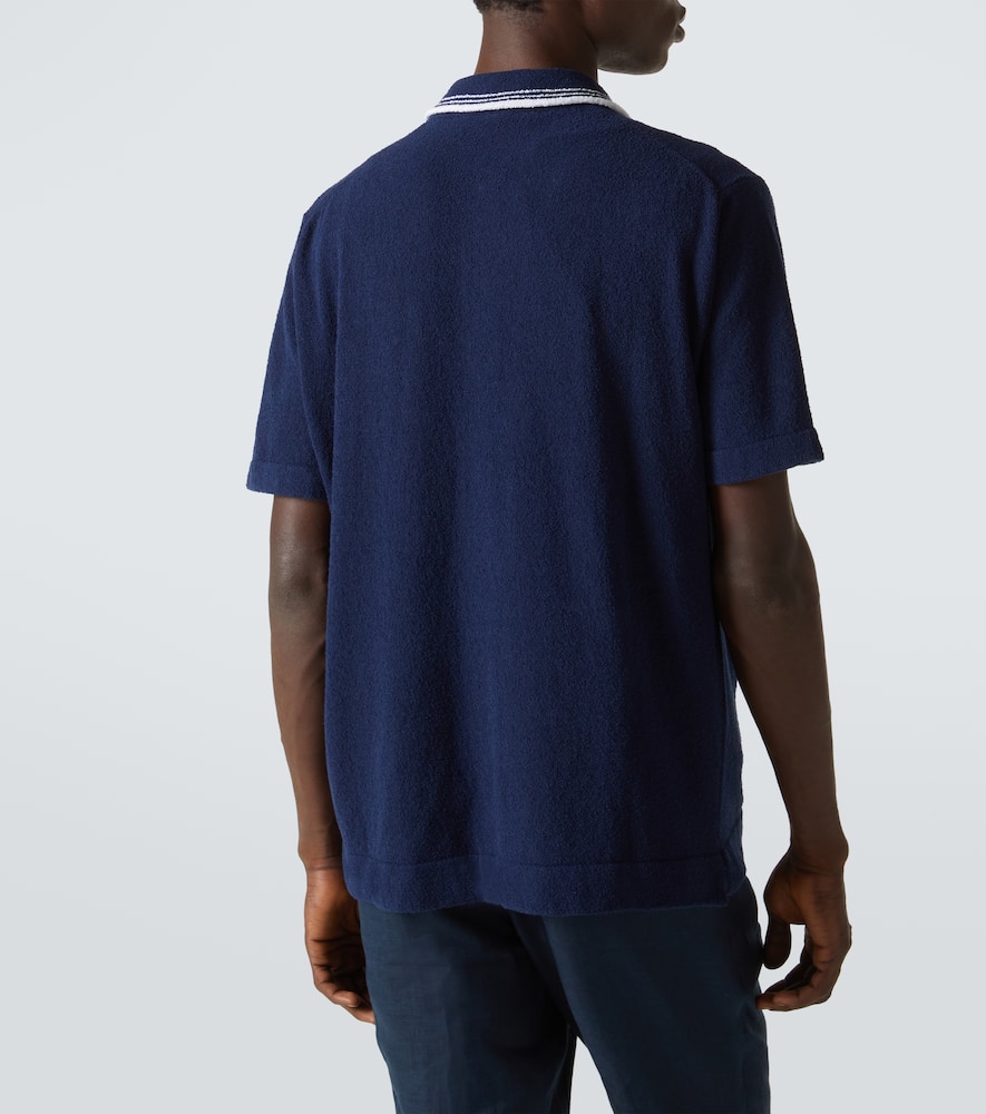 ORLEBAR BROWN TIERNAN COTTON-BLEND BOUCLÉ SHIRT