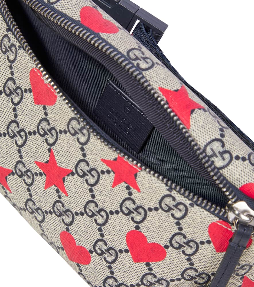 GUCCI GG CANVAS PRINTED BELT BAG
