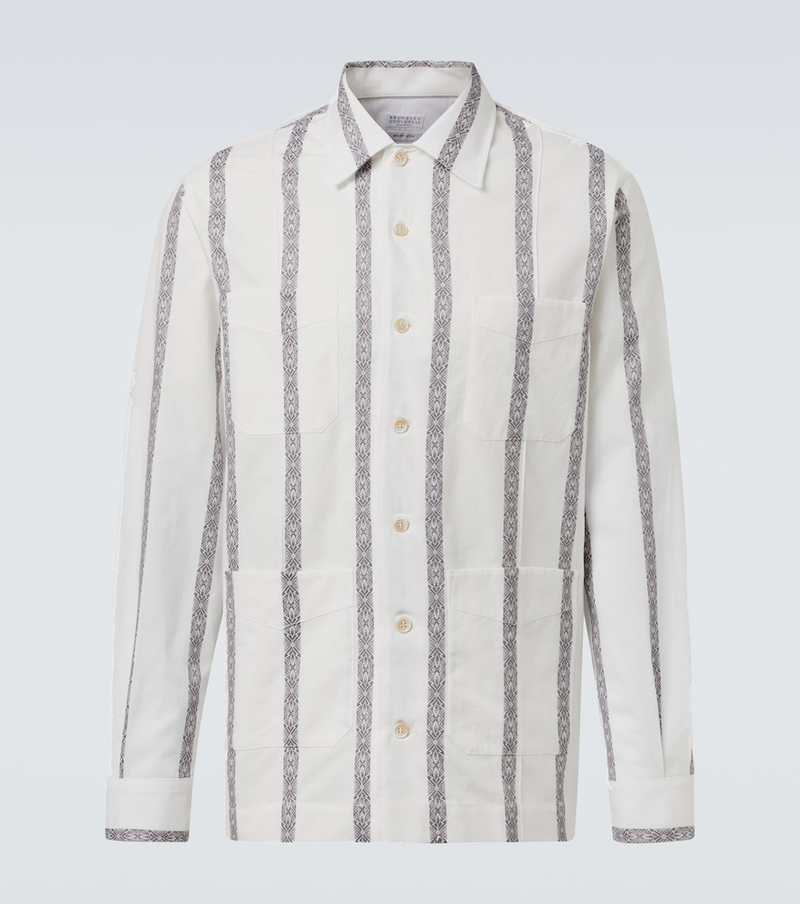 Brunello Cucinelli Chemise raye en coton 651 €