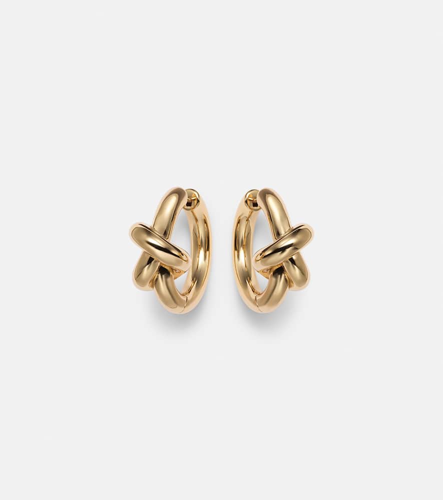 10kt gold huggie earrings